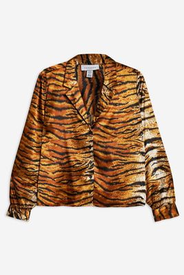 Tiger Print Shirt from Topshop