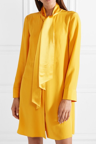 Silk-Crepe Mini Dress from Tory Burch