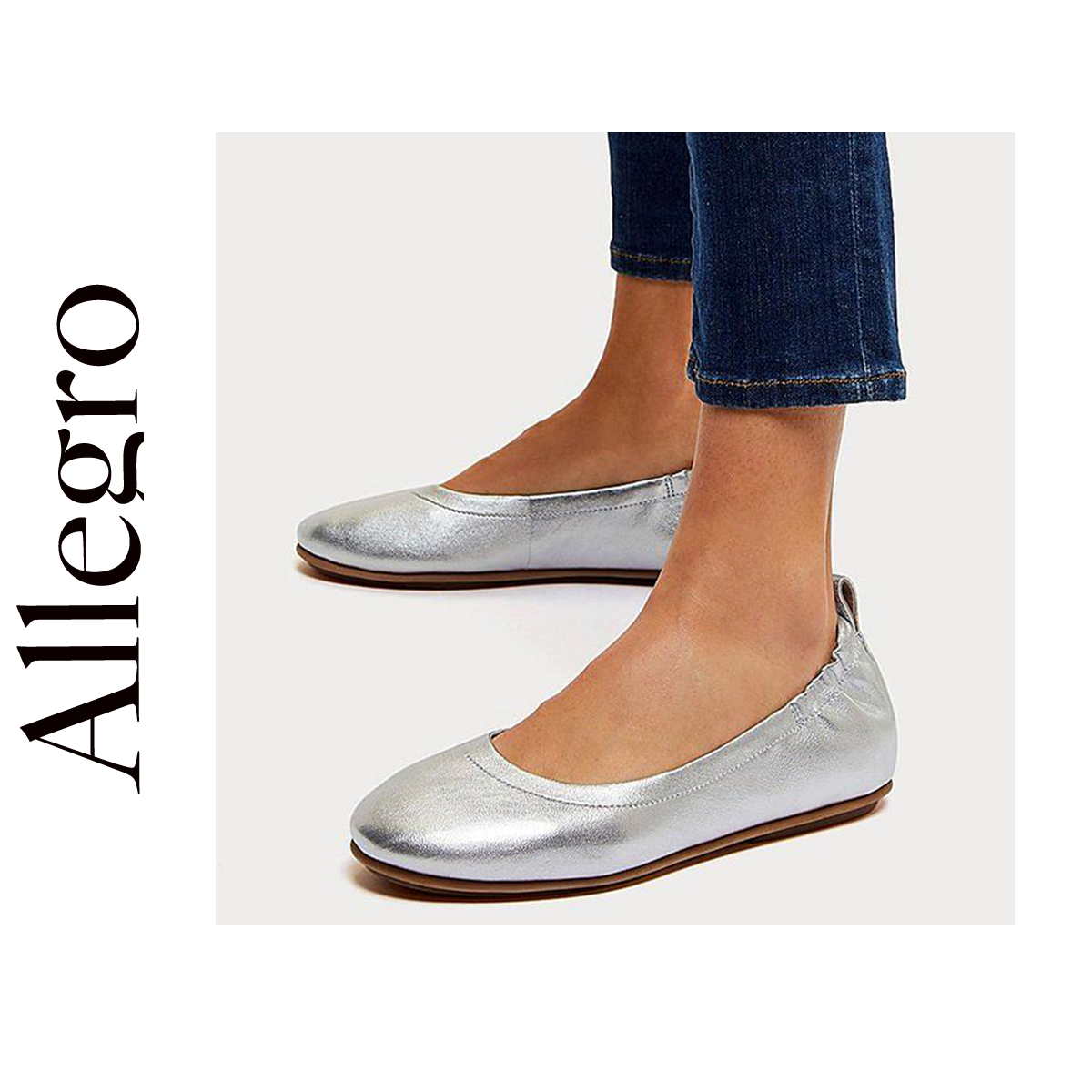 Allegro Soft Leather Ballet Pumps | £80