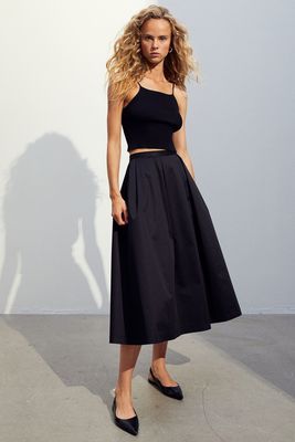A-Line Cotton Skirt, £29.99 | H&M