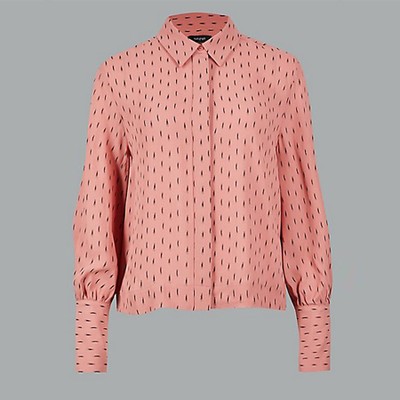 Printed Long Sleeve Shirt