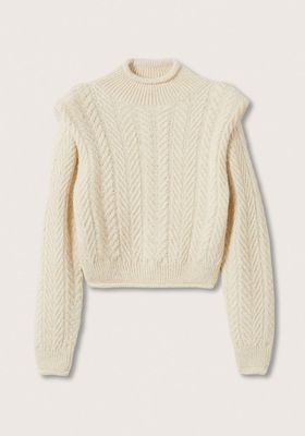 Herringbone Knit Sweater from Mango