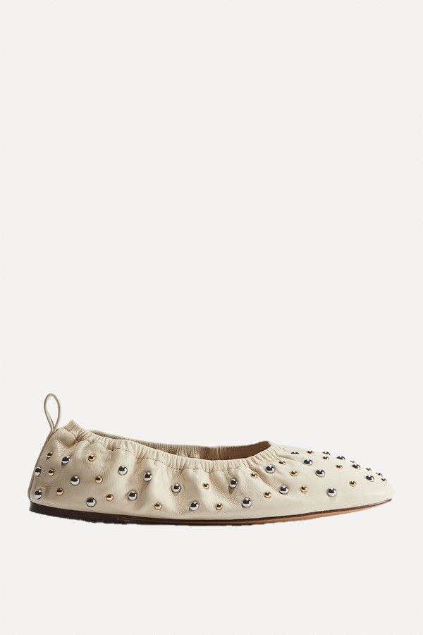 Studded Ballet Pumps from H&M