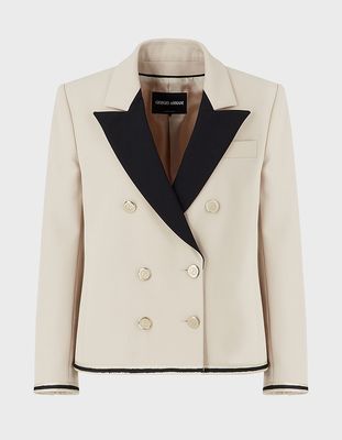 Double-breasted Jacket With Contrasting Lapels from Giorgio Armani