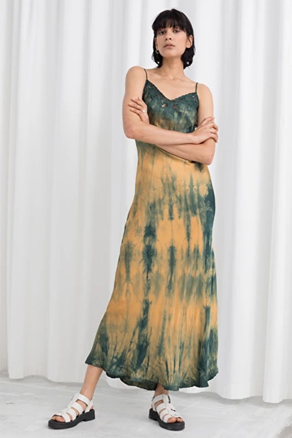 Tie Dye Midi Slip Dress from & Other Stories