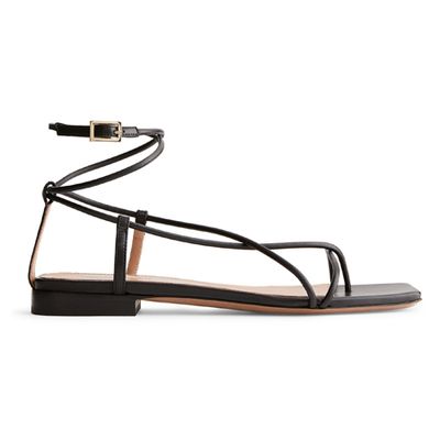 Flat Leather Strap Sandal from Arket