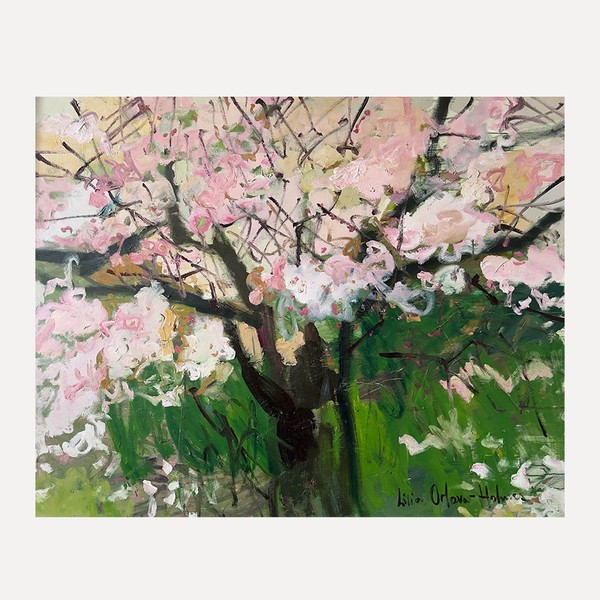 Cherry Blossoms Painting from Lilia Orlova-Holmes