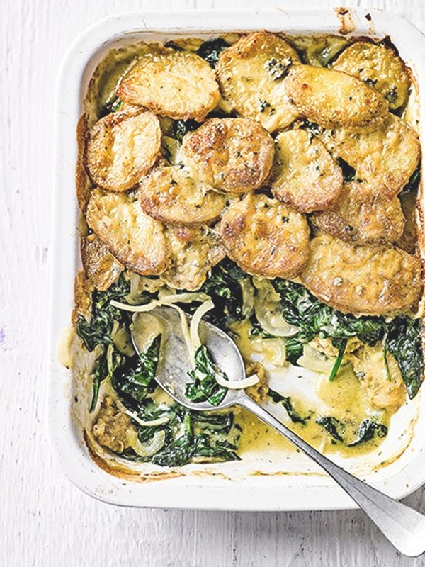 Spinach & Stilton Tartiflette