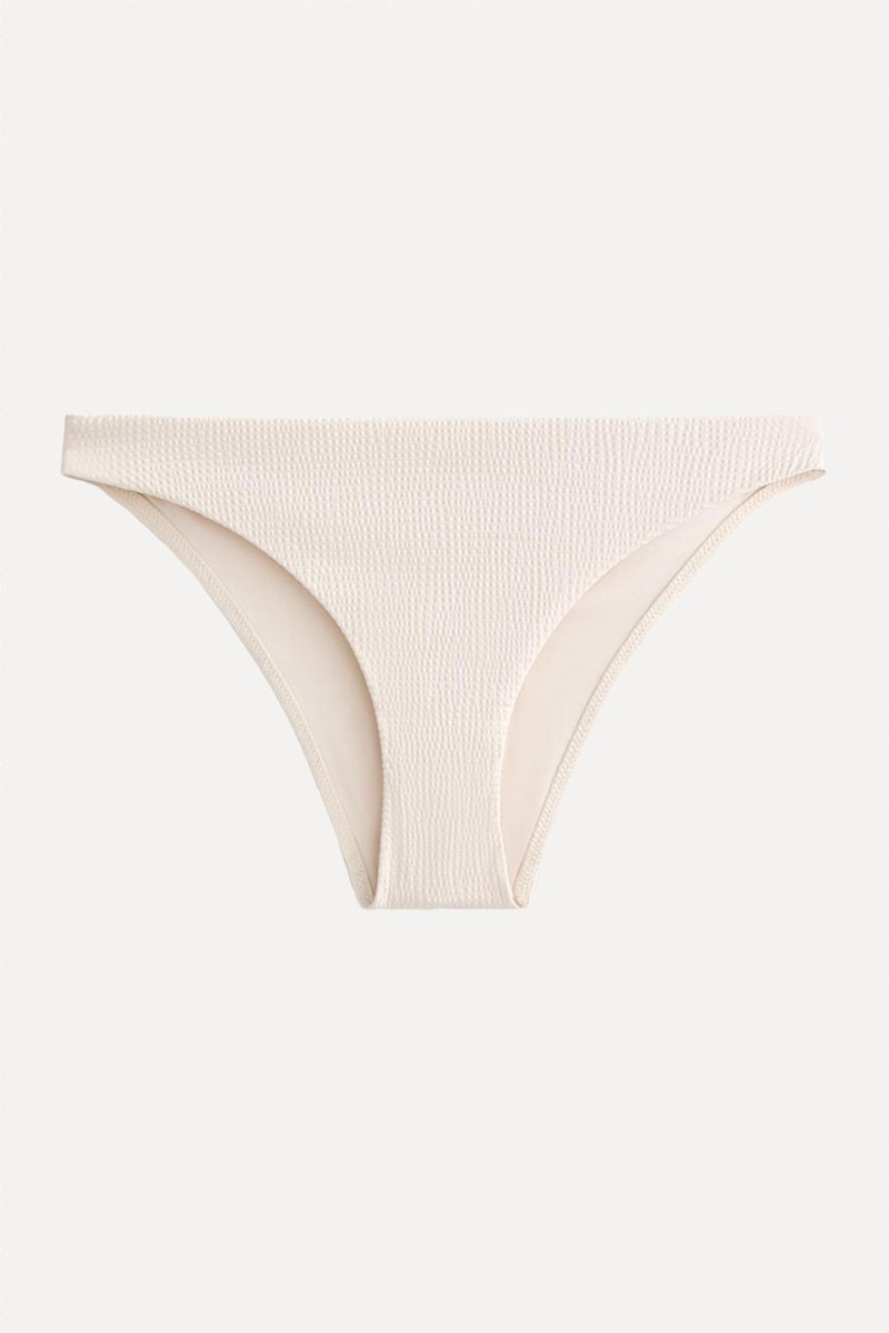 Textured Classic Bikini Briefs from Oysho