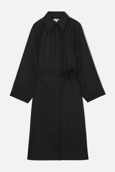 Voluminous Belted Midi Shirt Dress from COS