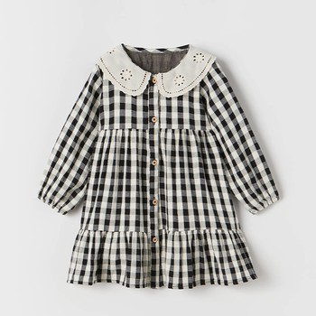 Gingham Check Dress