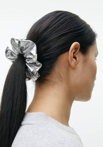 Leather Scrunchie