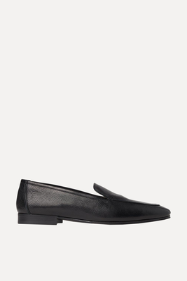 Adam Grained-Leather Loafers from The Row