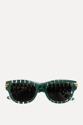 Mitre Square Sunglasses from Bottega Veneta