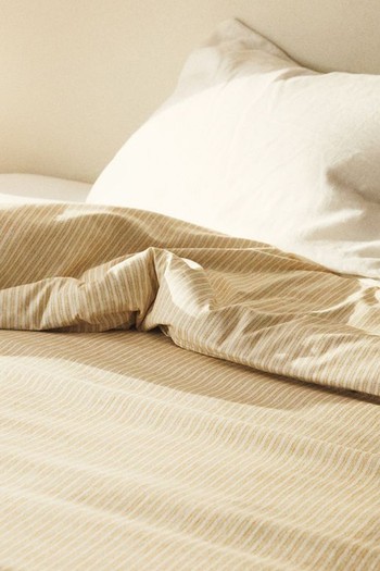 Striped Cotton Duvet Cover