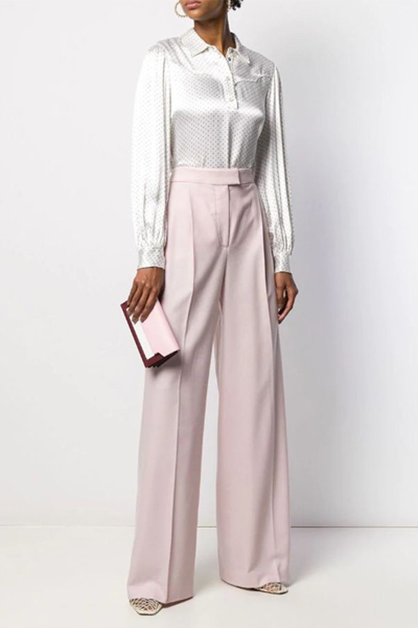 High-Rise Wide-Leg Trousers from Alberta Ferretti