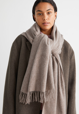 Fringed Wool Blanket Scarf from & Other Stories 