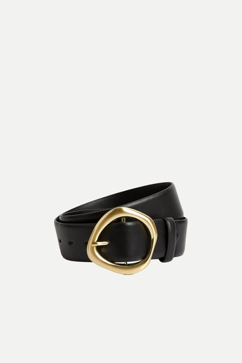 Faux Leather Waist Belt