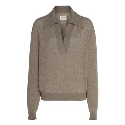 Jo Collared Cashmere-Blend Sweater, £565 | Khaite