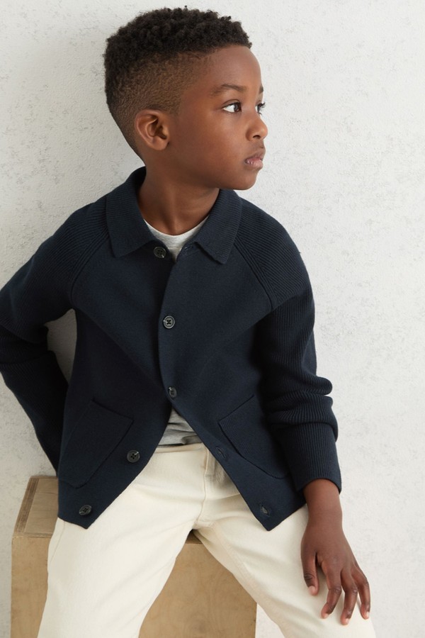 Fitzgerald Button-Through Knitted Cardigan from Reiss