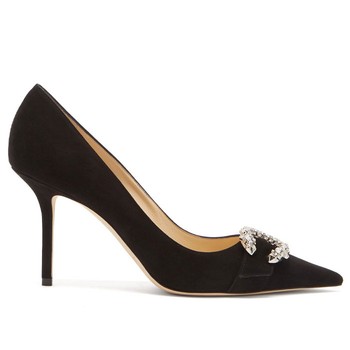 Saresa 85 Crystal-Embellished Pumps from Jimmy Choo