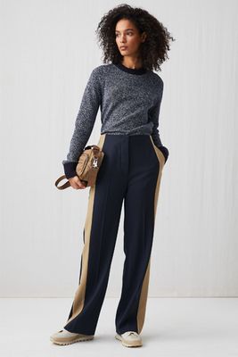 Side Panel Wool Trousers from Arket