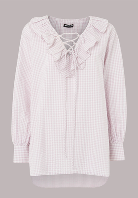 Francesca Check Blouse from Whistles