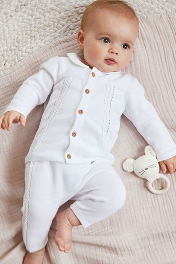 Knit Baby Set With Collar, £22 - £24