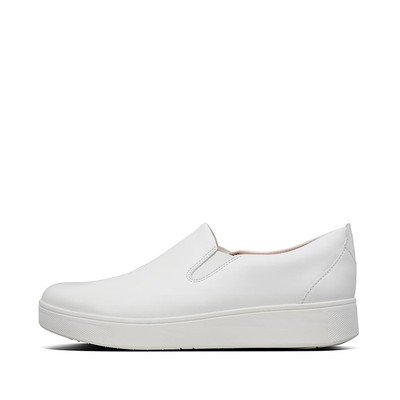 Rally Leather Slip-On Trainers