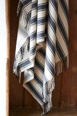 Super Soft Striped Lambswool Blanket