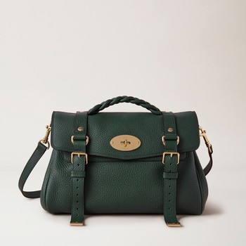 Alexa In Mulberry Green Heavy Grain