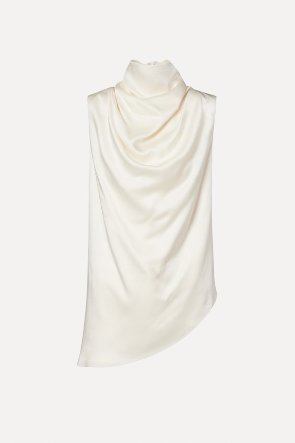 Draped Satin Top from Róhe