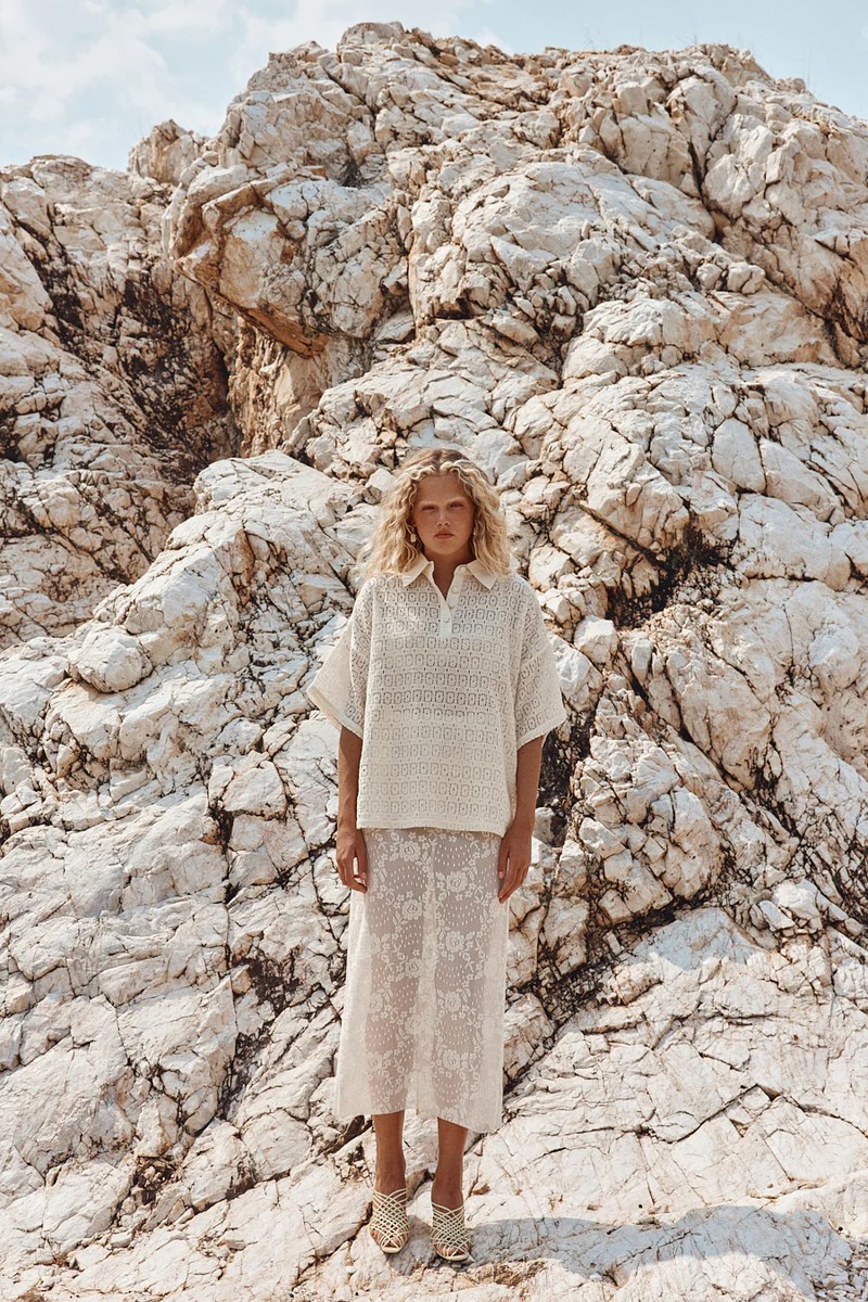 Devyn Lace Midi Skirt from VRG GRL