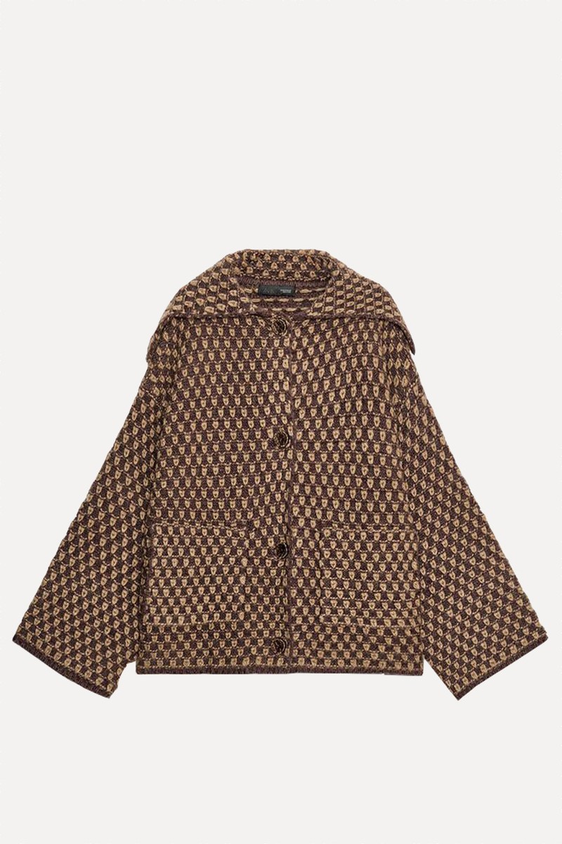 Oversize Knit Jacket