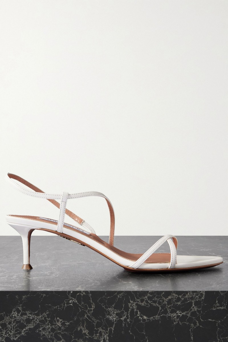 Tease 50 Leather Sandals from AQUAZZURA