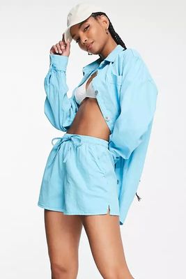 Exclusive Denim Shirt And Shorts from ASOS DESIGN