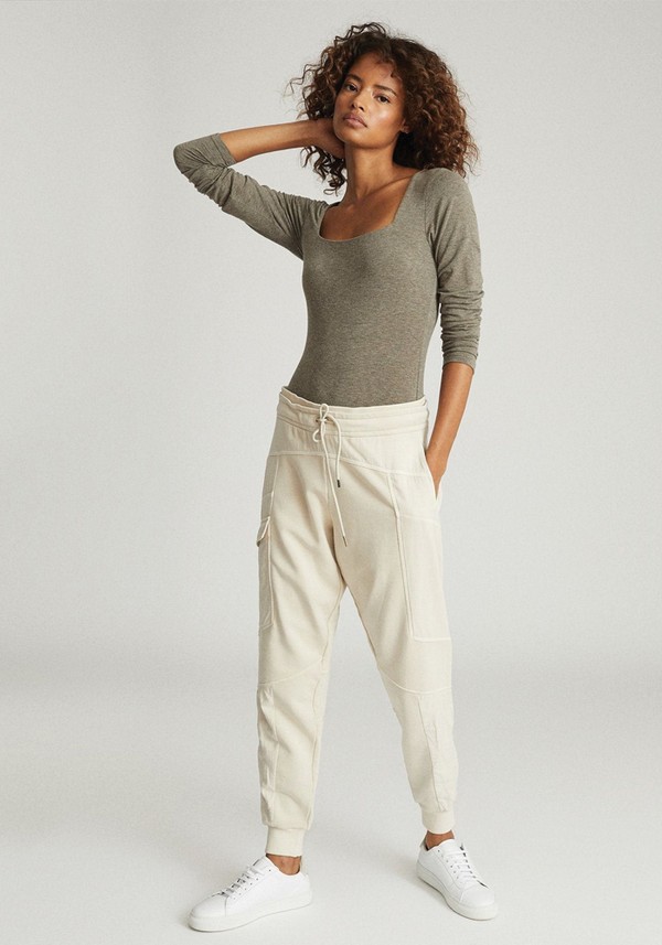 Cotton-Blend Cuffed Joggers