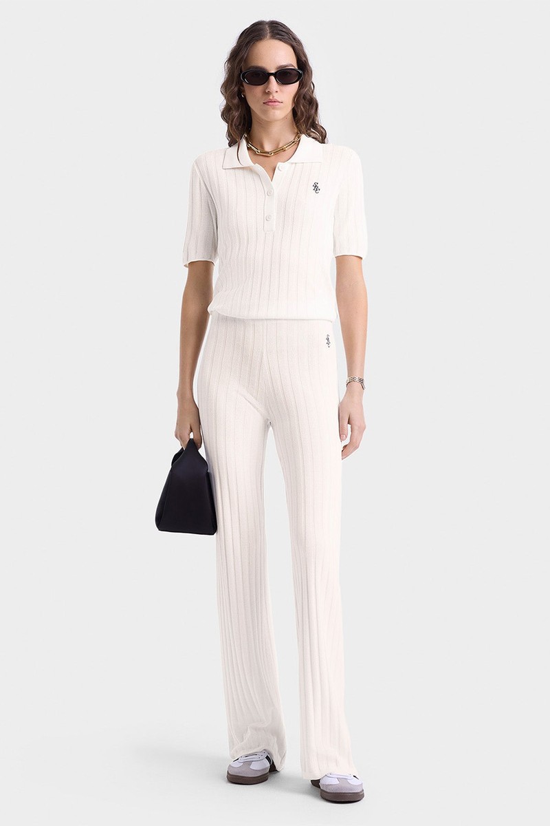 SRC Ribbed Trousers from Sporty & Rich