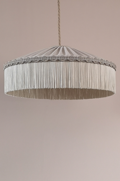 Volga Linen Tiffany Shortie Lampshade