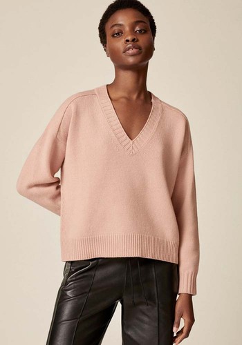 Merino Cashmere Oversized Box Jumper from ME + EM