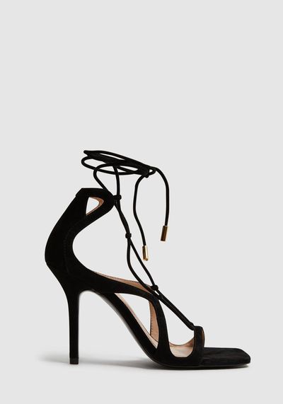 Kate Suede Strappy High Heel Sandals