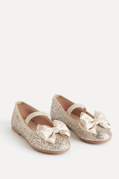 Appliquéd Ballet Pumps from H&M