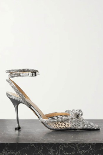 Double Bow Embellished Pvc Pumps from Mach & Mach