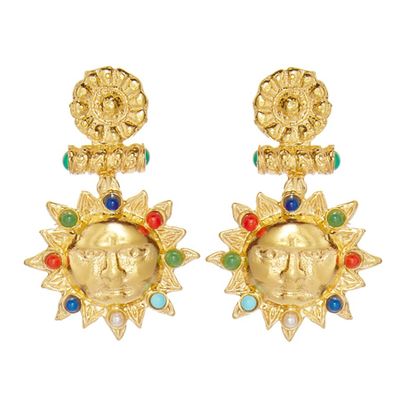 Treasures Sun Earrings from Soru Jewellery 