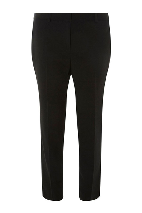 Black Split Hem Ankle Grazer Trousers from Dorothy Perkins