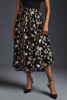 Eva Franco Floral Appliqué Skirt, £160 | Anthropologie