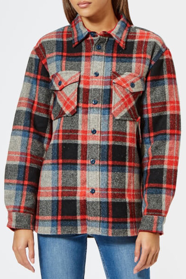 Wool Plaid Shacket from Polo Ralph Lauren