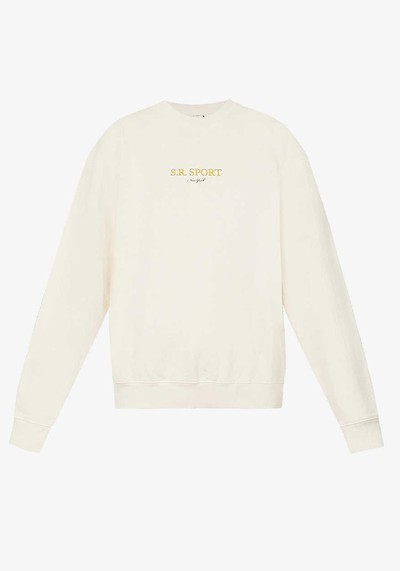 Wimbledon Graphic-Print Cotton Jersey Sweatshirt from Sporty & Rich 