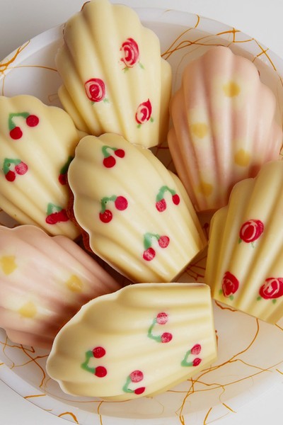 Chocolate Painted Madeleines Box from Dee's Basement