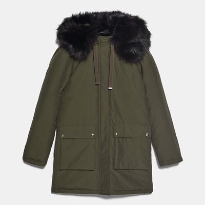 Padded Parka With Hoods from Zara